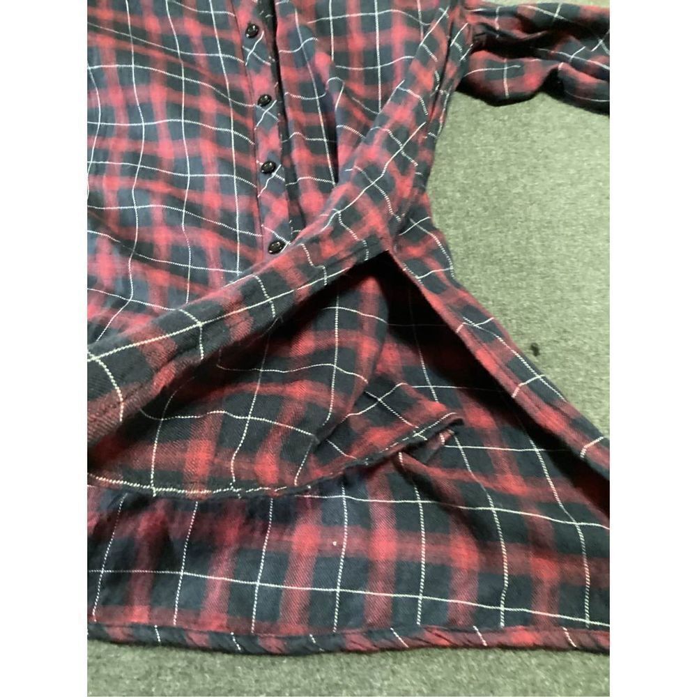 Embroidery Andree Plaid Button Down Top Size: S - Picture 3 of 7